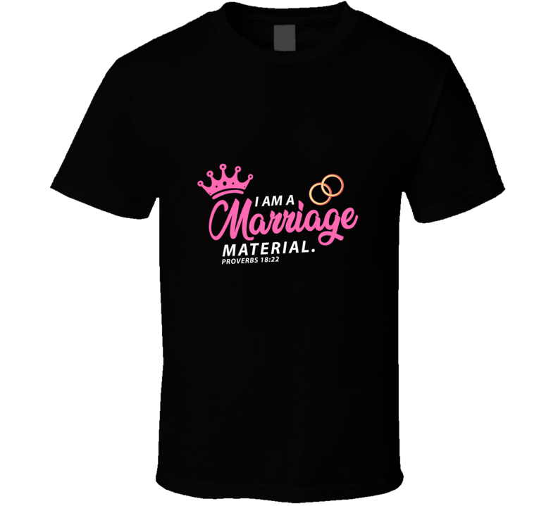 Marriage Material Pink Usa T Shirt