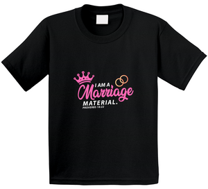 Marriage Material Pink Usa T Shirt