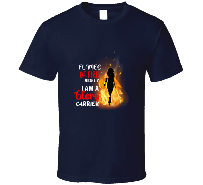 Flames Of Fire Usa T Shirt