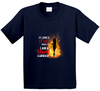 Flames Of Fire Usa T Shirt