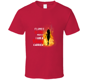 Flames Of Fire For Women Usa T Shirt