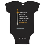 Revoke Unrighteous Decree Ladies Usa &amp; Europe Baby One Piece