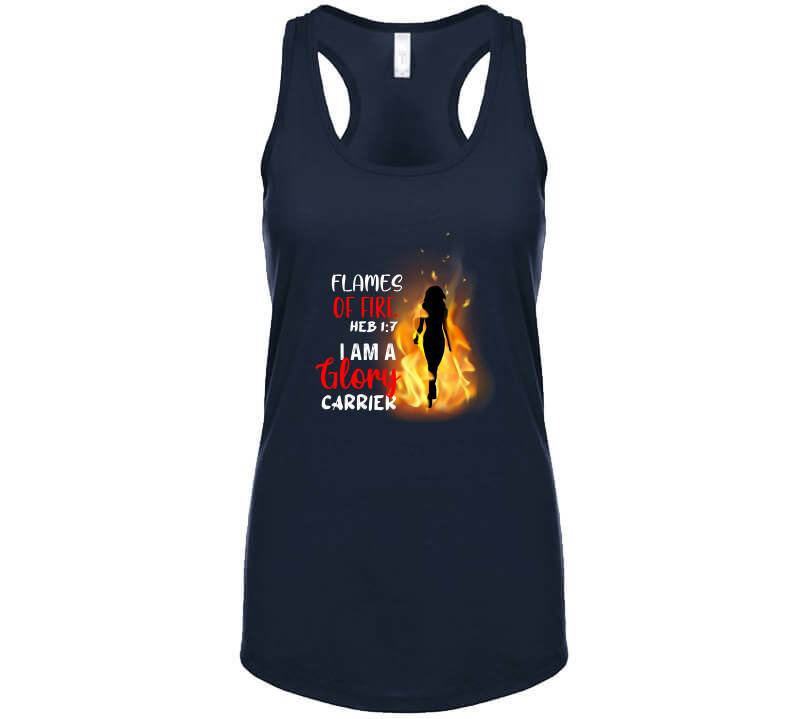 Flames Of Fire Usa T Shirt