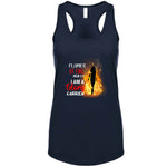 Flames Of Fire Usa T Shirt