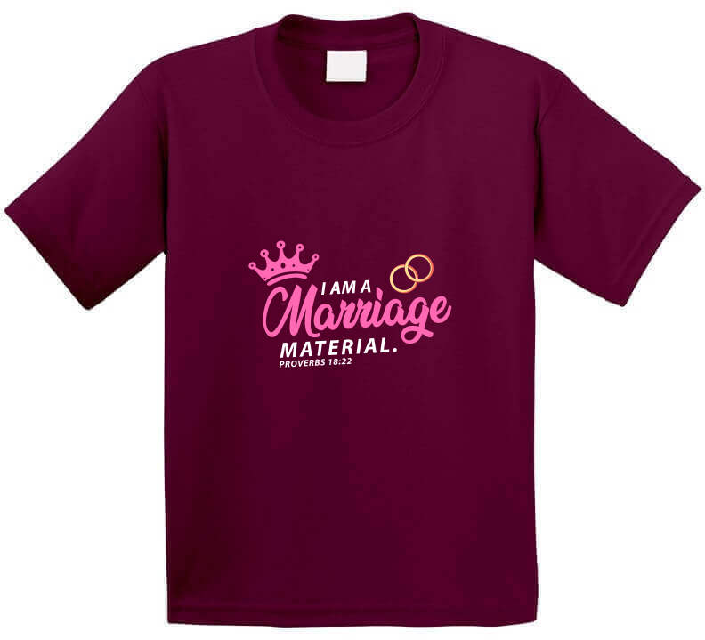 Marriage Material Pink Usa T Shirt