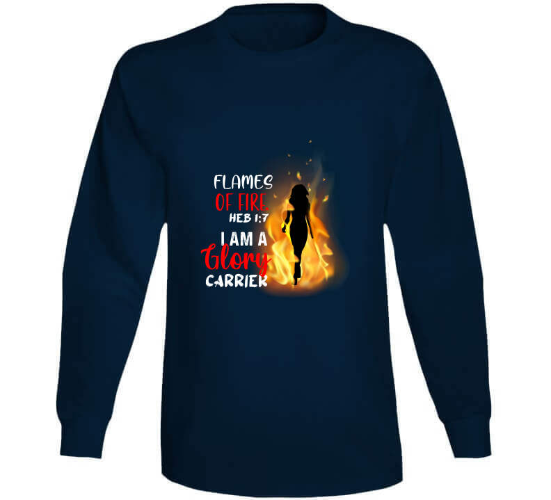 Flames Of Fire Usa T Shirt