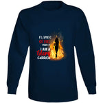 Flames Of Fire Usa T Shirt