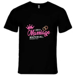 Marriage Material Pink Usa Long Sleeve T Shirt