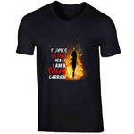 Flames Of Fire Ladies T Shirt Usa