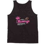 Marriage Material Pink Usa T Shirt