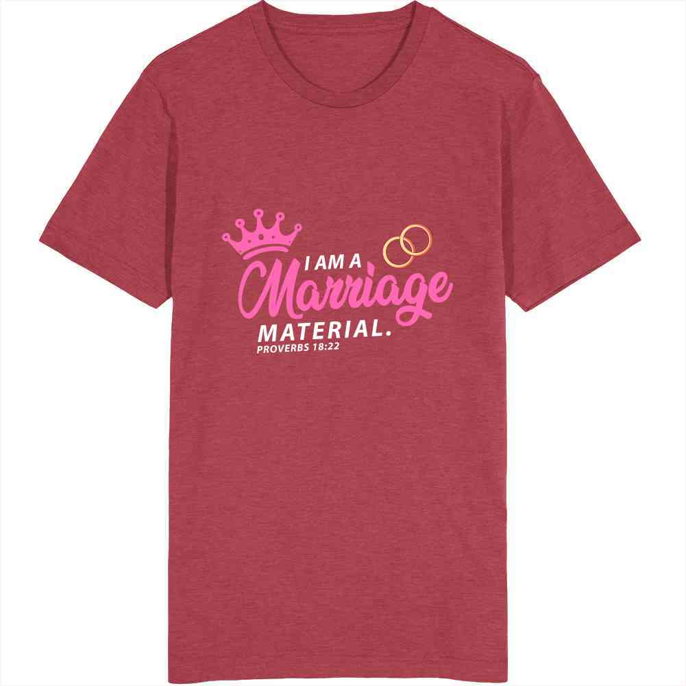 Marriage Material Pink Usa Long Sleeve T Shirt