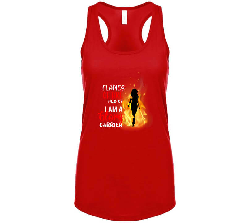 Flames Of Fire For Women Usa T Shirt