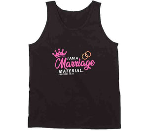 Marriage Material Pink Usa T Shirt