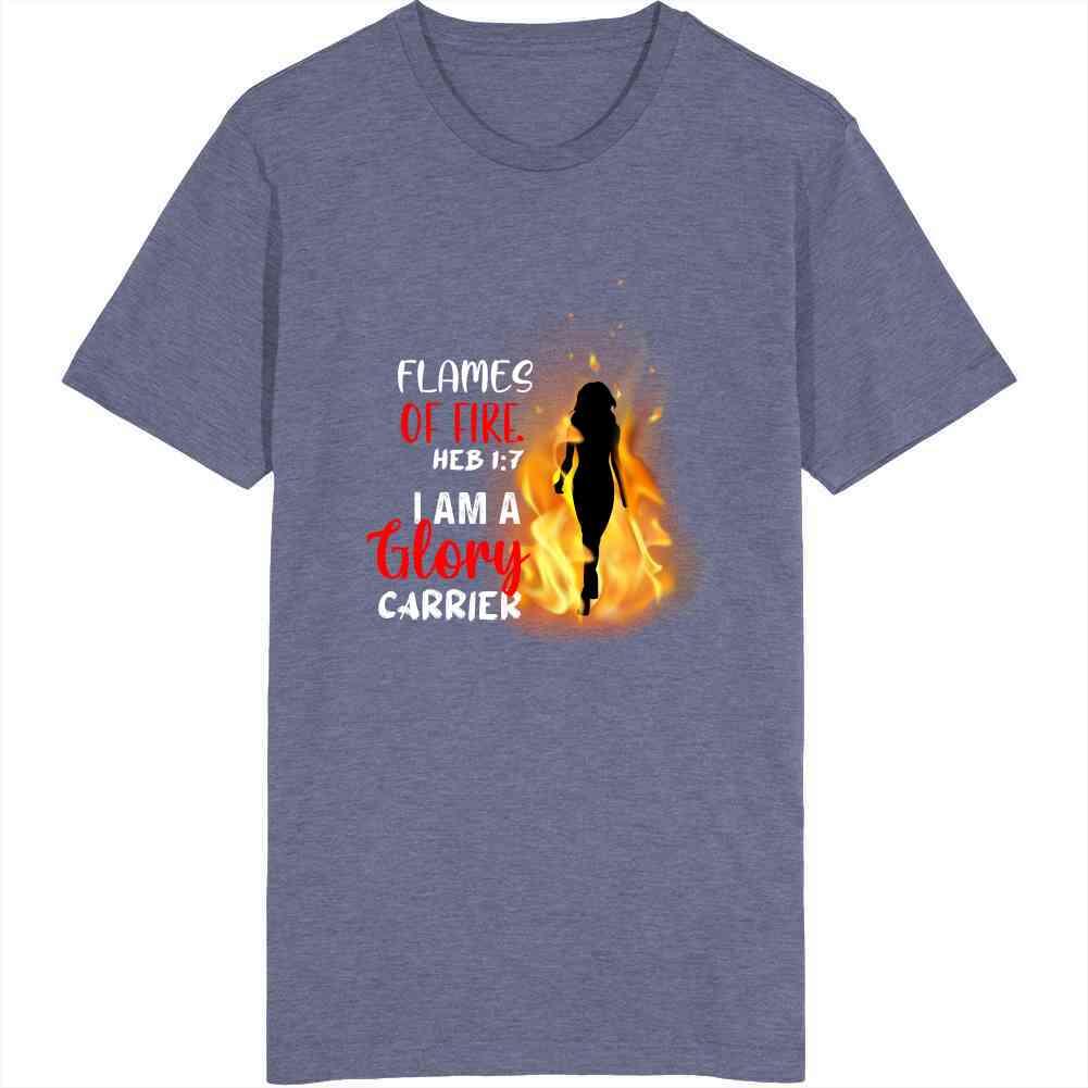 Flames Of Fire Usa T Shirt