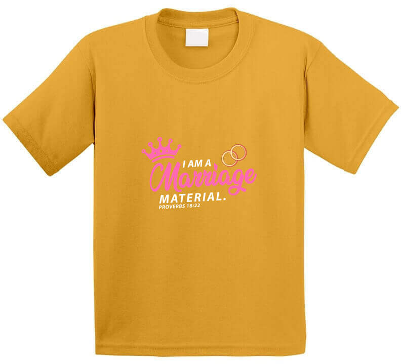 Marriage Material Pink Usa T Shirt