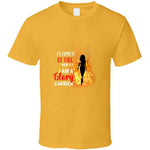 Flames Of Fire Ladies T Shirt Usa