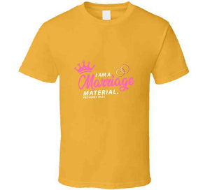 Marriage Material Pink Usa Hoodie