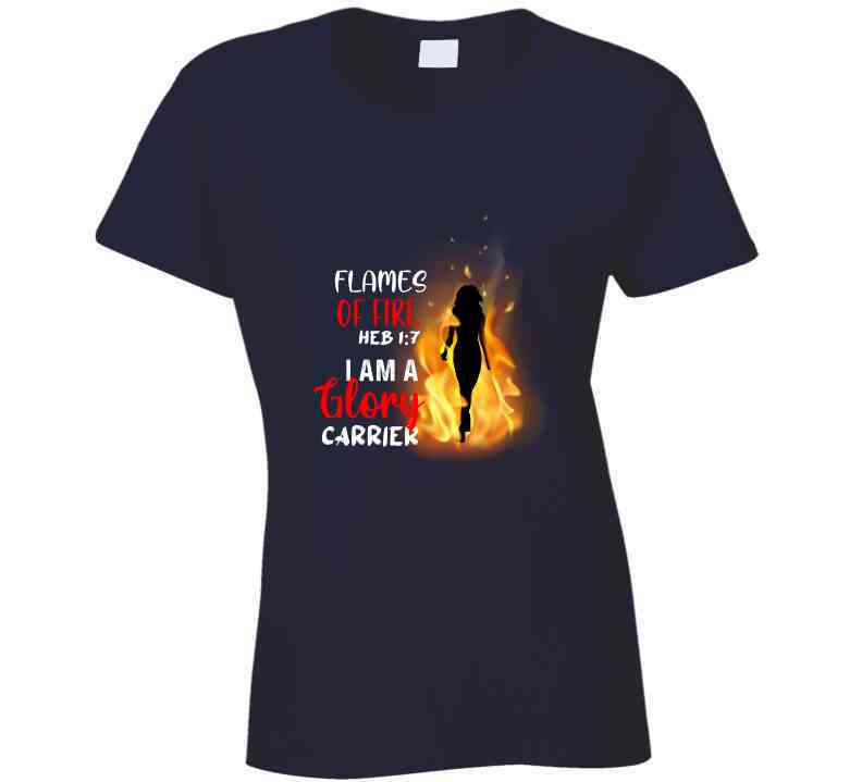 Flames Of Fire Usa T Shirt