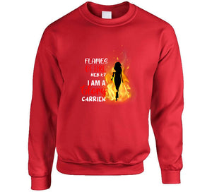 Flames Of Fire For Women Usa T Shirt