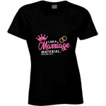 Marriage Material Pink Usa T Shirt