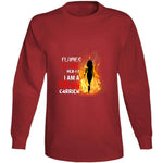 Flames Of Fire For Women Usa T Shirt