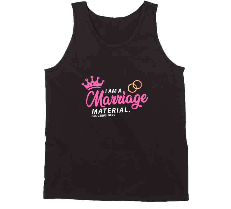 Marriage Material Pink Usa T Shirt