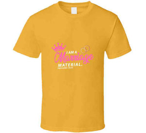 Marriage Material Pink Usa Long Sleeve T Shirt