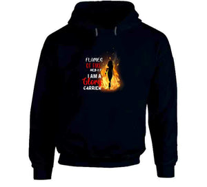 Flames Of Fire Usa T Shirt