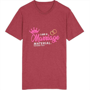 Marriage Material Pink Usa T Shirt