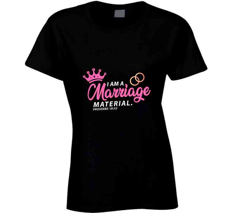 Marriage Material Pink Usa Long Sleeve T Shirt