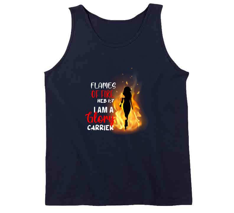 Flames Of Fire Usa T Shirt