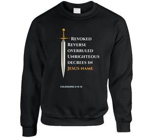 Revoke Unrighteous Decree Ladies Usa &amp; Europe Hoodie