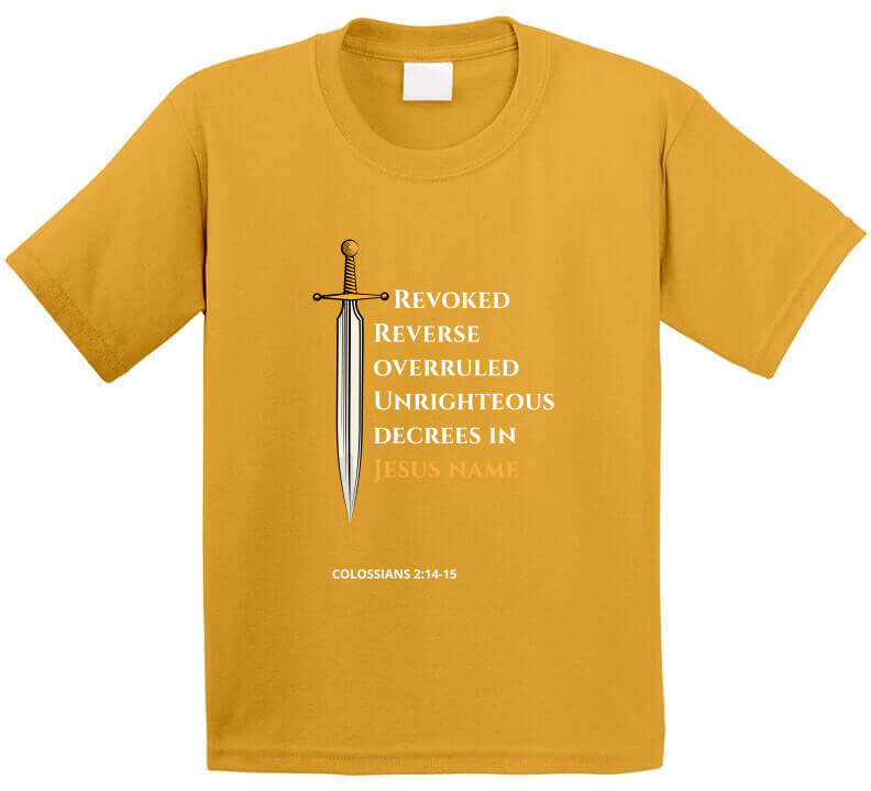 Revoke Unrighteous Decree Ladies Usa &amp; Europe T Shirt