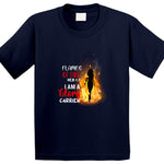 Flames Of Fire Usa T Shirt