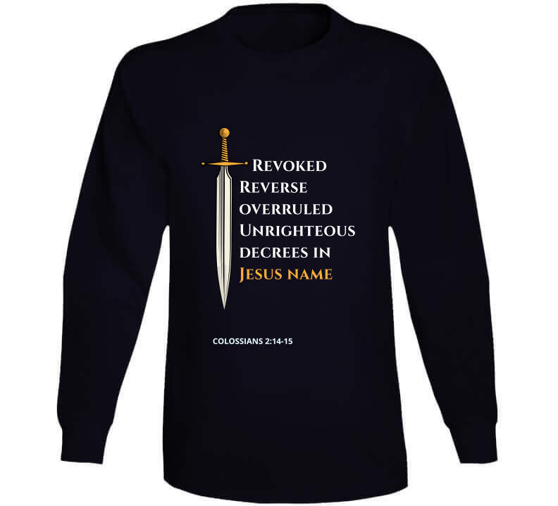 Revoke Unrighteous Decree Ladies Usa &amp; Europe T Shirt