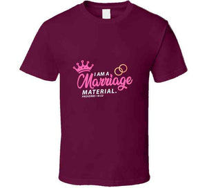 Marriage Material Pink Usa Long Sleeve T Shirt