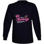 Marriage Material Pink Usa T Shirt