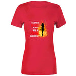 Flames Of Fire For Women Usa T Shirt