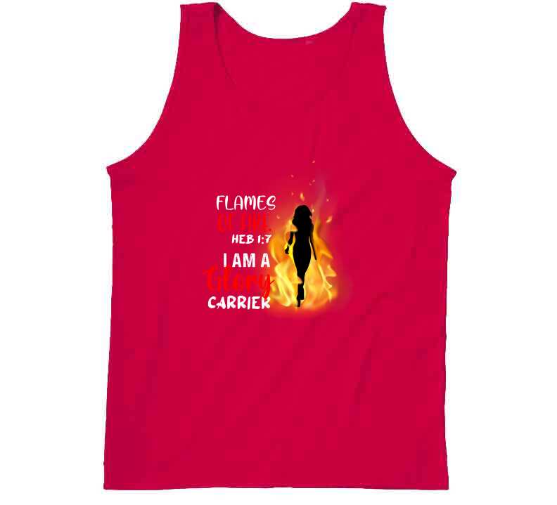 Flames Of Fire For Women Usa T Shirt