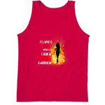 Flames Of Fire For Women Usa T Shirt