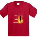 Flames Of Fire For Women Usa T Shirt