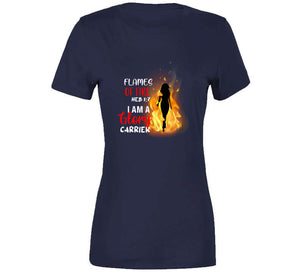 Flames Of Fire Usa T Shirt