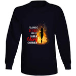 Flames Of Fire Ladies T Shirt Usa