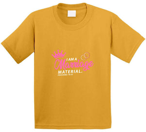 Marriage Material Pink Usa Long Sleeve T Shirt