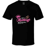 Marriage Material Pink Usa Long Sleeve T Shirt