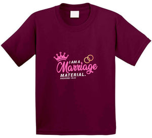 Marriage Material Pink Usa Long Sleeve T Shirt