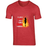 Flames Of Fire For Women Usa T Shirt