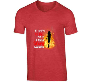 Flames Of Fire For Women Usa T Shirt