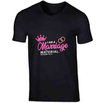 Marriage Material Pink Usa Long Sleeve T Shirt
