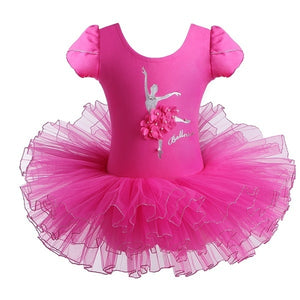 Girls Ballet Tutu Tulle Dress Sleeveless